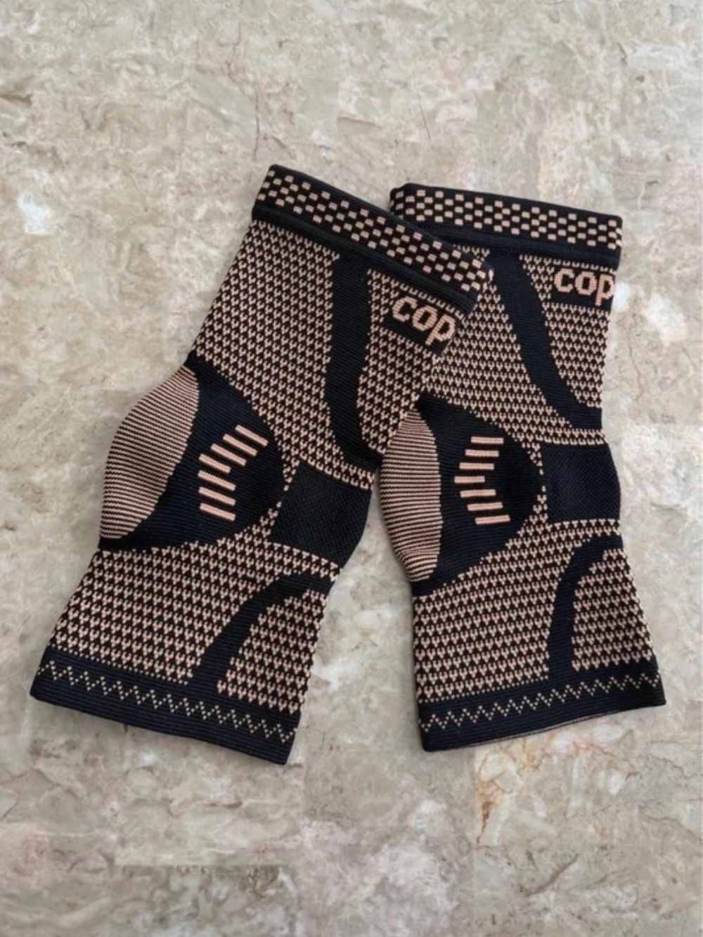 Copper Ankle Support Compression Sleeves Relief for Foot Pain